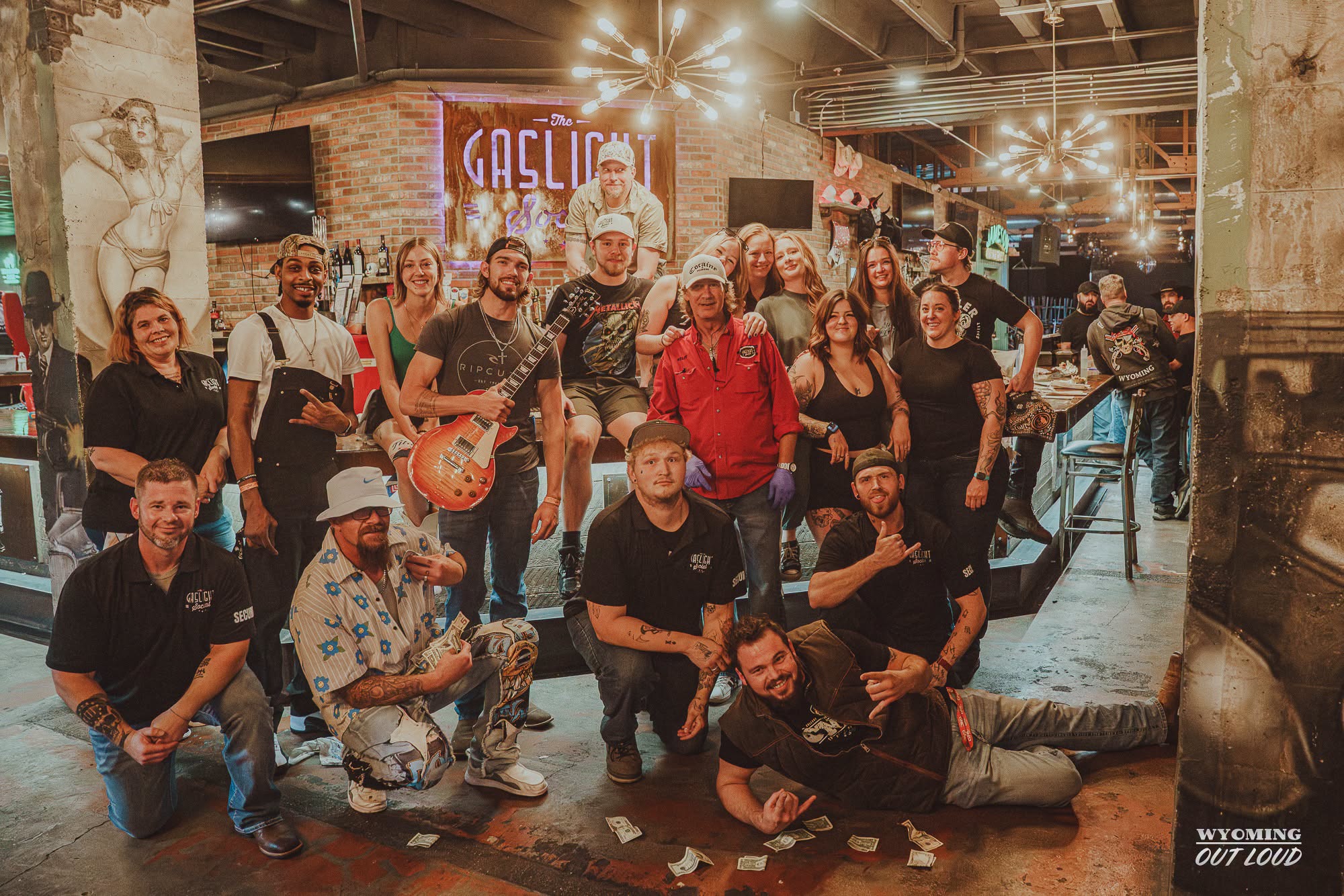 The Gaslight Social staff together in summer 2026